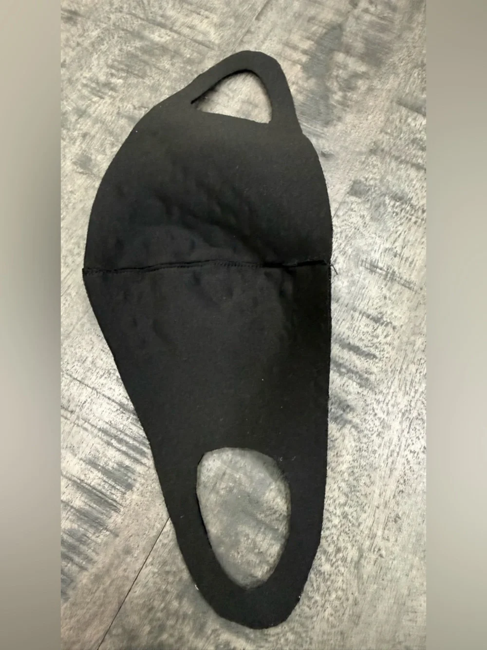 Embellished Black Face Mask with Crystal Accents